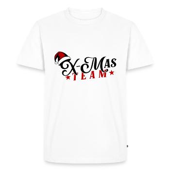 Équipe de Noël - T-shirt Premium bio Homme - blanc - Devant - Nico (187cm)