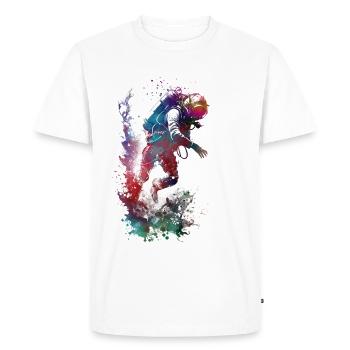 Plongée sous-marine sport art #diver - T-shirt Premium bio Homme - blanc - Devant - Nico (187cm)