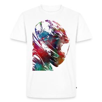 Motor racing #motor #sport - Men's Premium Organic T-Shirt - white - Front - Nico (187cm)