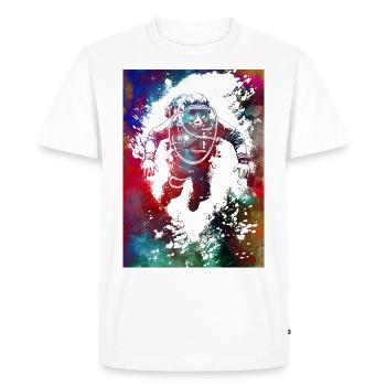 Plongée sous-marine sport #diver - T-shirt Premium bio Homme - blanc - Devant - Nico (187cm)