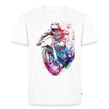 Motor racing #motor #sport - Men's Premium Organic T-Shirt - white - Front - Nico (187cm)