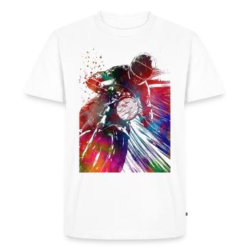 Motor racing #motor #sport - Men's Premium Organic T-Shirt - white - Front - Nico (187cm)