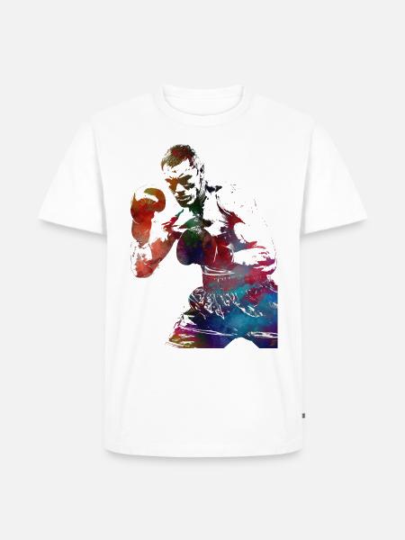 Boxing sport #boxing - Men's Premium Organic T-Shirt - white