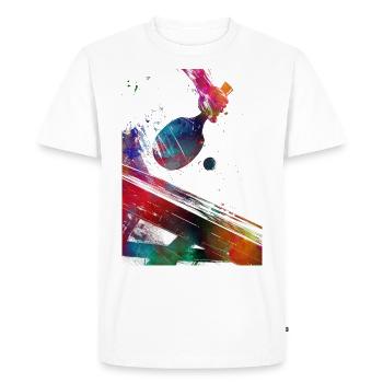 Table tennis sport #pingpong #tabletennis - Men's Premium Organic T-Shirt - white - Front - Nico (187cm)