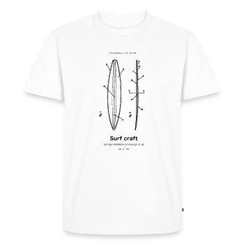Surf craft - Men's Premium Organic T-Shirt - white - Front - Nico (187cm)