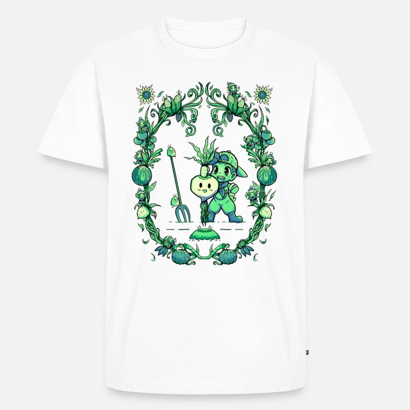 Frucht der Ernte - Männer Premium Bio T-Shirt - Weiß