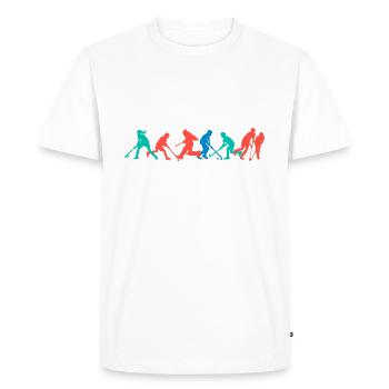 Hockey Kids Spring - T-shirt Premium bio Homme - blanc - Devant - Nico (187cm)