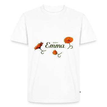 Emma's Birthday Emma - Men's Premium Organic T-Shirt - white - Front - Nico (187cm)