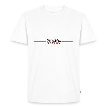Icône de Noël de l’équipe de Noël - T-shirt Premium bio Homme - blanc - Devant - Nico (187cm)