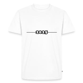 2025 Element - Men's Premium Organic T-Shirt - white - Front - Nico (187cm)