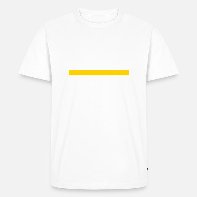 Ich Bin Total Unterpommest - Männer Premium Bio T-Shirt - Weiß