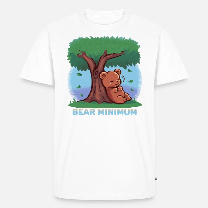 Das BEAR-Minimum machen - Männer Premium Bio T-Shirt - undefined