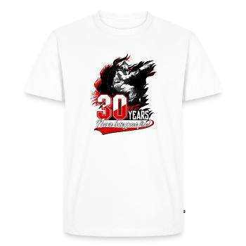 Firefighter - 30th Birthday - Men's Premium Organic T-Shirt - white - Front - Nico (187cm)