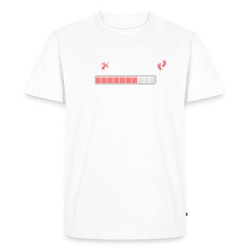 Mom 2023 Loading Pregnancy Announcement Baby - Men's Premium Organic T-Shirt - white - Front - Nico (187cm)