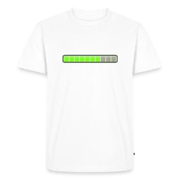 Papa 2023 Chargement de la paternité Devenir papa - T-shirt Premium bio Homme - blanc - Devant - Nico (187cm)