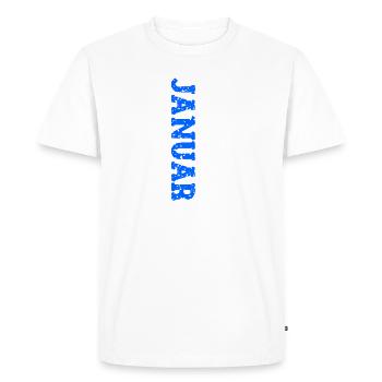 Tenue d'anniversaire de décoration en édition limitée de janvier 2000 - T-shirt Premium bio Homme - blanc - Devant - Nico (187cm)