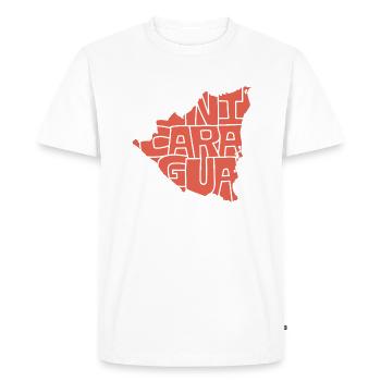 République du Nicaragua Caraïbes Amérique du Sud Fun Cadeau - T-shirt Premium bio Homme - blanc - Devant - Nico (187cm)