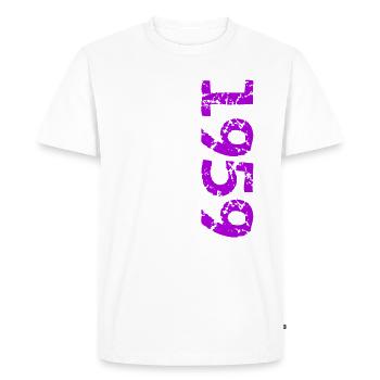 1959 édition limitée anniversaire cadeau femme mari - T-shirt Premium bio Homme - blanc - Devant - Nico (187cm)