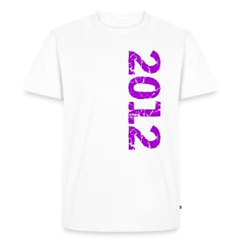 2012 Édition Limitée Anniversaire Cadeau Femme Mari - T-shirt Premium bio Homme - blanc - Devant - Nico (187cm)
