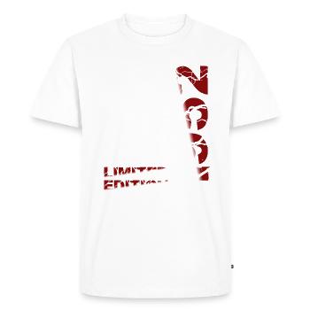 1952 Décoration en édition limitée Tenue du 71e anniversaire - T-shirt Premium bio Homme - blanc - Devant - Nico (187cm)