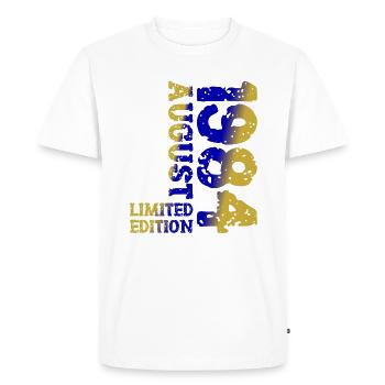1984 Août Édition Limitée 39e Tenue d’anniversaire - T-shirt Premium bio Homme - blanc - Devant - Nico (187cm)