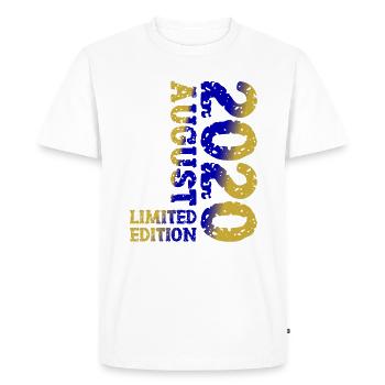 2020 août édition limitée 3e anniversaire tenue - T-shirt Premium bio Homme - blanc - Devant - Nico (187cm)