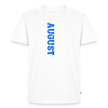 1980 Août Édition Limitée 43e Tenue d’anniversaire - T-shirt Premium bio Homme - blanc - Devant - Nico (187cm)