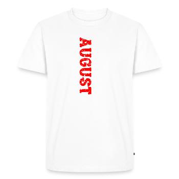 2020 août édition limitée 3e anniversaire tenue - T-shirt Premium bio Homme - blanc - Devant - Nico (187cm)