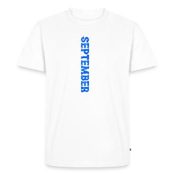 2000 Septembre Édition Limitée 23rd Birthday Deco - T-shirt Premium bio Homme - blanc - Devant - Nico (187cm)