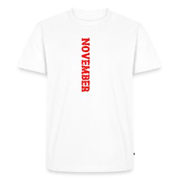 1994 November Limited Edition 29th Birthday Decoration - Men's Premium Organic T-Shirt - white - Front - Nico (187cm)
