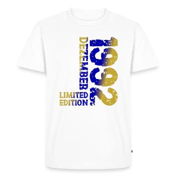 1992 décembre édition limitée 31e anniversaire décoration - T-shirt Premium bio Homme - blanc - Devant - Nico (187cm)
