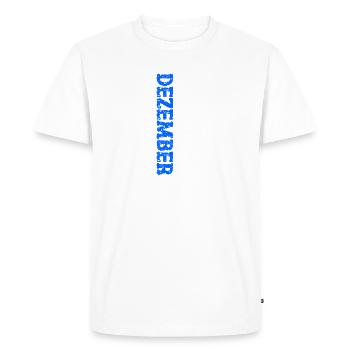 1977 décembre édition limitée 46e anniversaire décoration - T-shirt Premium bio Homme - blanc - Devant - Nico (187cm)