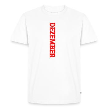 2006 Décembre Édition Limitée 17e Anniversaire Décoration - T-shirt Premium bio Homme - blanc - Devant - Nico (187cm)