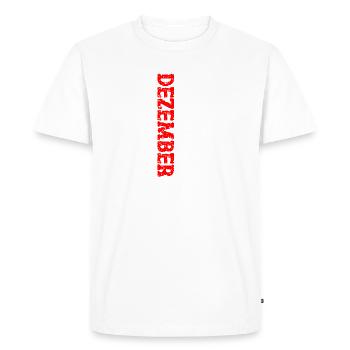 1967 décembre Limited Edition 56e anniversaire décoration - T-shirt Premium bio Homme - blanc - Devant - Nico (187cm)