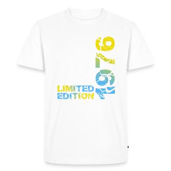 1976 édition limitée anniversaire cadeau femme mari - T-shirt Premium bio Homme - blanc - Devant - Nico (187cm)