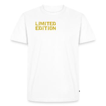 1986 édition limitée anniversaire cadeau femme mari - T-shirt Premium bio Homme - blanc - Devant - Nico (187cm)