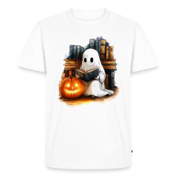 Cadeau d’Halloween Femmes Hommes Enfants Décoration - T-shirt Premium bio Homme - blanc - Devant - Nico (187cm)