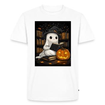 Cadeau d’Halloween Femmes Hommes Enfants Décoration - T-shirt Premium bio Homme - blanc - Devant - Nico (187cm)