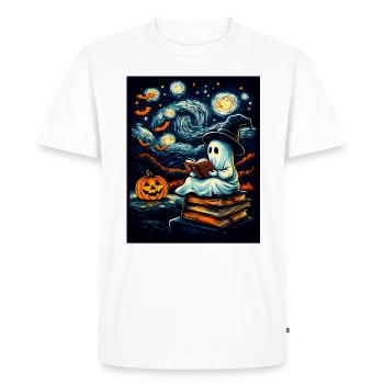 Cadeau d’Halloween Femmes Hommes Enfants Décoration - T-shirt Premium bio Homme - blanc - Devant - Nico (187cm)