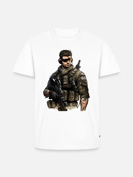 Special Forces 1 Gift - Men's Premium Organic T-Shirt - white