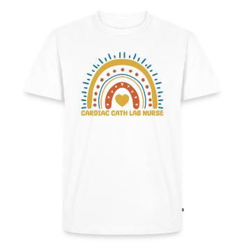 Cardiac catheterization laboratory nurse - Men's Premium Organic T-Shirt - white - Front - Nico (187cm)