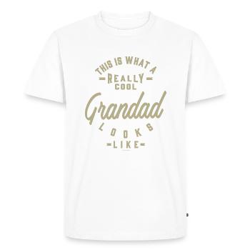 Vraiment Cool Papy - T-shirt Premium bio Homme - blanc - Devant - Nico (187cm)