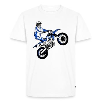 MotoCross - Supercross - MX - SX - FMX - Men's Premium Organic T-Shirt - white - Front - Nico (187cm)