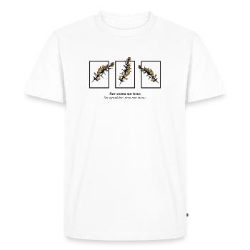 Etre coma un toxo - T-shirt Premium bio Homme - blanc - Devant - Nico (187cm)