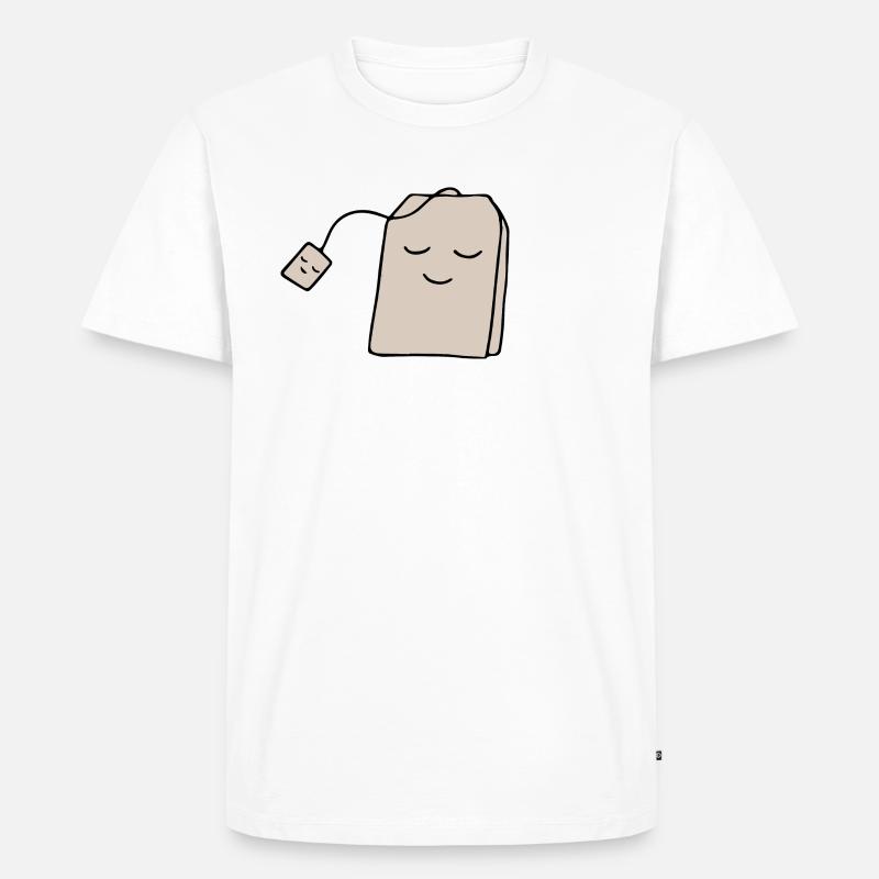 Tee Gaphic - Männer Premium Bio T-Shirt - Weiß