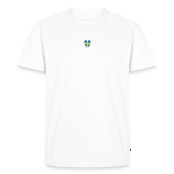 Anchor Compass Sweden Scandinavia - Men's Premium Organic T-Shirt - white - Front - Nico (187cm)