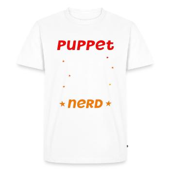 Puppeteer, puppetry, marionette, ventriloquist - Men's Premium Organic T-Shirt - white - Front - Nico (187cm)