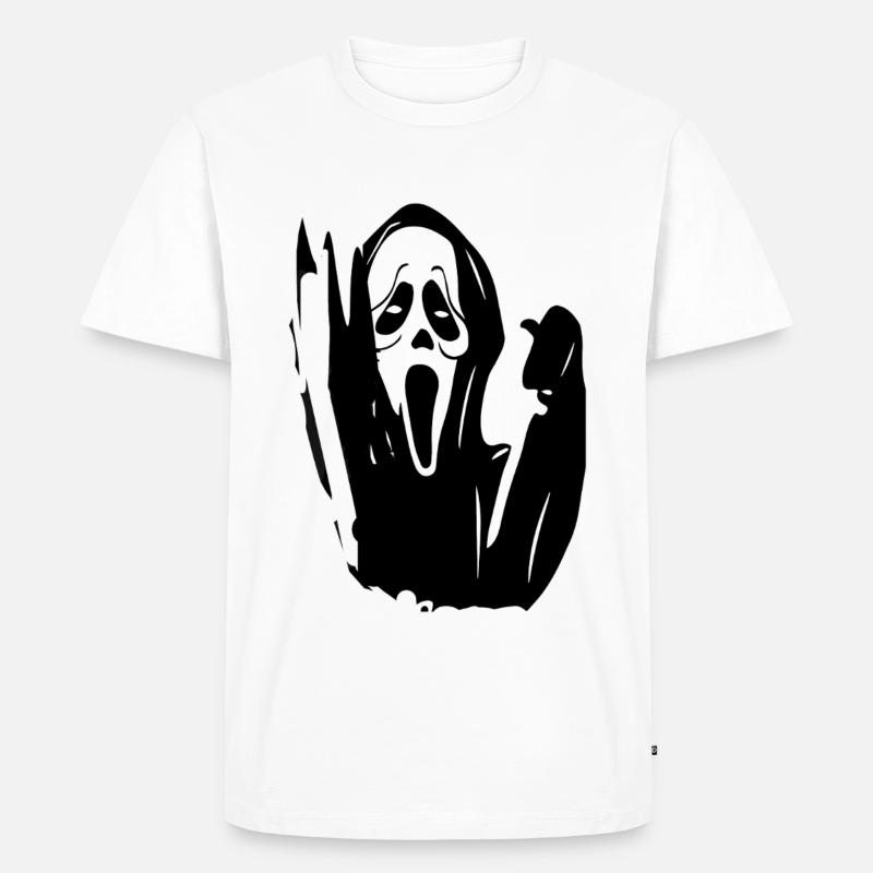 Call me Ghost! - Männer Premium Bio T-Shirt - Weiß