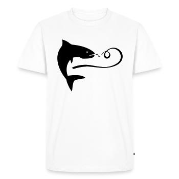 fishing - T-shirt Premium bio Homme - blanc - Devant - Nico (187cm)