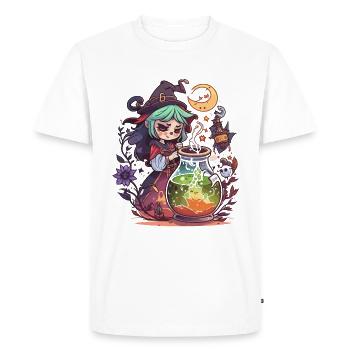 Witchs Brew - Men's Premium Organic T-Shirt - white - Front - Nico (187cm)